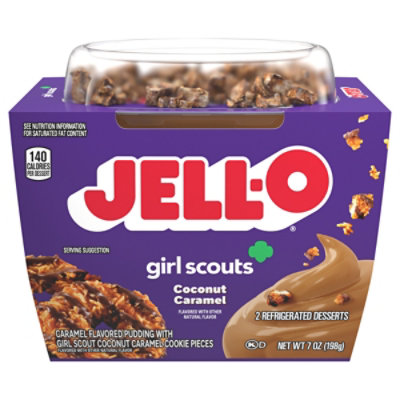 Jell-o Coconut Caramel Ready-to-eat Pudding Snack Cups - 7 Oz - Image 1