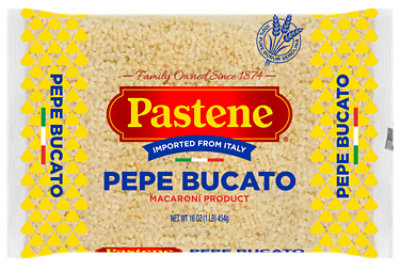 Pepe Bucato Is The Traditional Pasta Cut For The Beloved Italian Comfort Food Known As Pastina - 16 Oz - Image 1