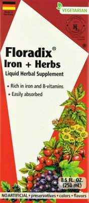 Flora Floradix Iron And Herbs - 8.5 Oz. - Image 2