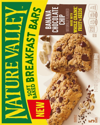 Nature Valley Soft Baked Banana Chocolate Chip Bars 5 Count - 8.8 Oz - Image 5