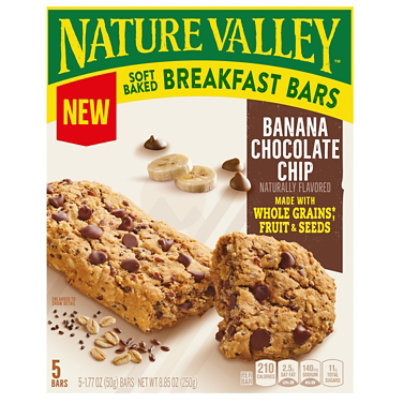 Nature Valley Soft Baked Banana Chocolate Chip Bars 5 Count - 8.8 Oz - Image 1
