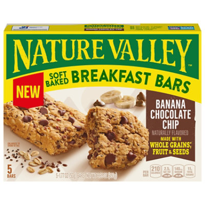 Nature Valley Soft Baked Banana Chocolate Chip Bars 5 Count - 8.8 Oz - Image 1