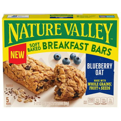 Nature Valley Soft Baked Blueberry Oat Bars 5 Count - 8.8 Oz - Image 1