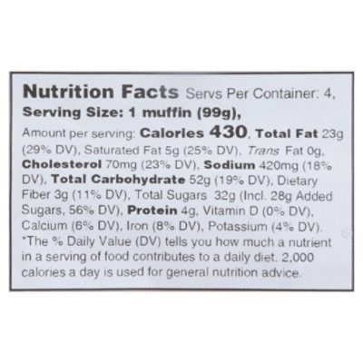 Antonina's Gluten-free Triple Chocolate Muffins - 4 Count - Image 4