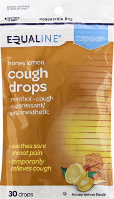 S Care Cough Drops Honey Lemon - 30 Count - Image 2