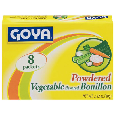 Goya Powdered Vegetable Flavored Bouillon 8 Packets - 2.82 Oz - Image 2