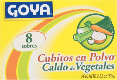 Goya Powdered Vegetable Flavored Bouillon 8 Packets - 2.82 Oz - Image 5