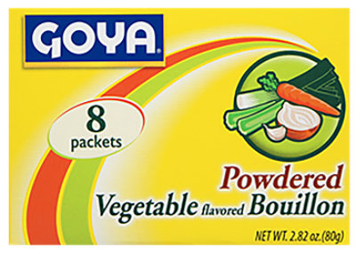 Goya Powdered Vegetable Flavored Bouillon 8 Packets - 2.82 Oz - Image 1