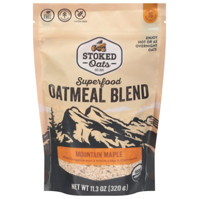 Stoked Oats Oatmeal Moutain Maple Blend - 11.3 Oz - Image 3