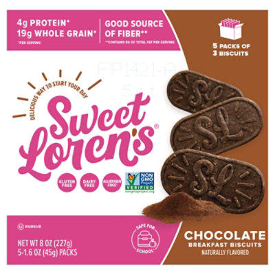 Sweet Lorens Breakfast Biscuit Chocolate - 8 Oz - Image 2