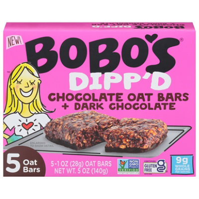 Bobos Oat Bars Dipped Dark Chocolate - 5 Oz - Image 3