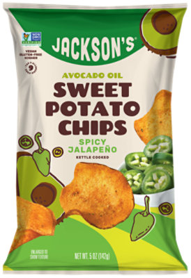 Jacksons Spicy Jalapeno Sweet Potato Chips - 5 Oz - Image 1