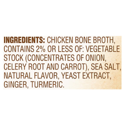 Kitchen Basics Chicken Bone Broth with Turmeric Ginger and Lemongrass - 8.25 Oz - Image 4