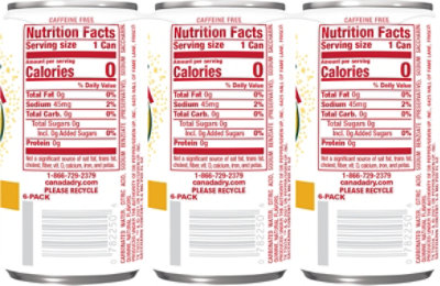 Canada Dry Tonic Water Zero Sugar 6 Count - 7.5 Fl. Oz. - Image 5