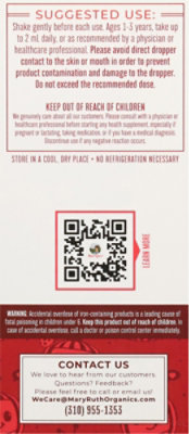 Mary Ruths Drops,og2 Multi Vitamins Toddler - 1 Oz - Image 4