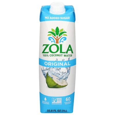 Zola Coconut Water - 33.8 Fl. Oz.