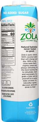 Zola Coconut Water - 33.8 Fl. Oz. - Image 6