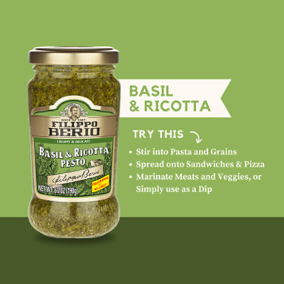 Filippo Berio Pesto Basil And Ricotta - 6.7 Oz - Image 3