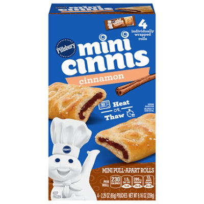 Pillsbury Mini Cinnis Pull- Apart Cinnamon Rolls, 9.16 Oz, 4 Ct - 9.16 Oz - Image 3