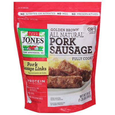 Jones Dairy Farm Golden Brown All Natural Pork Sausage Links, Mild, 20 Oz, 30 Links - 20 Oz - Image 3