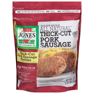 Jones Dairy Farm Golden Brown All Natural Pork Sausage Patties Mild 17 Count 20 Oz - 20 Oz - Image 3