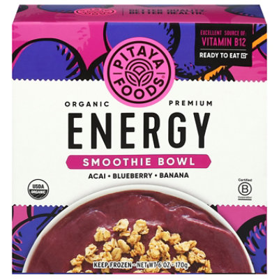 Pitaya Foods Smoothie Bowl Energy Acai Blueberry Organic - 6 Oz - Image 1