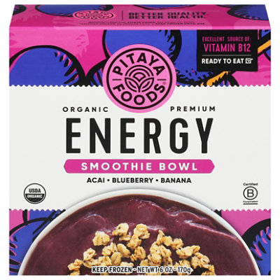 Pitaya Foods Smoothie Bowl Energy Acai Blueberry Organic - 6 Oz - Image 1