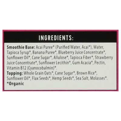Pitaya Foods Smoothie Bowl Energy Acai Blueberry Organic - 6 Oz - Image 4