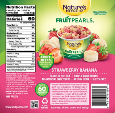 Nature's Premium Fruit Pearls Strawberry Banana - 9.2 Oz - Image 5