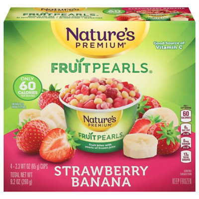 Natures Premium Fruitpearls Strawberry Banana - 9.2 OZ - acmemarkets