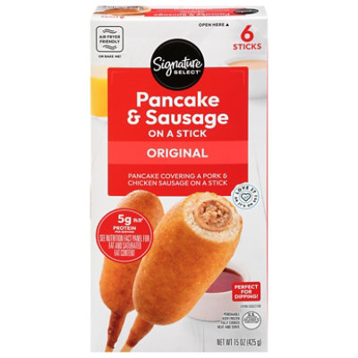 Signature Select Pancake & Sausage On A Stick Original - 15 Oz