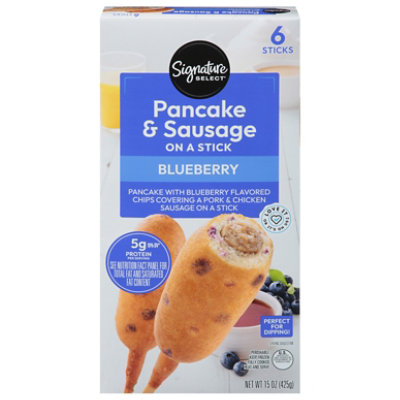 Signature Select Pancake & Sausage On A Stick Blueberry  - 15 Oz - Image 3