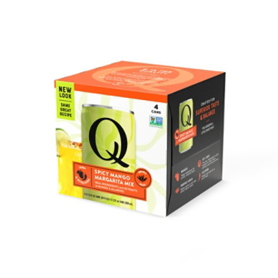 Q Mixers Premium Spicy Mango Margarita Mix - 4 - 7.5 Oz - Image 2