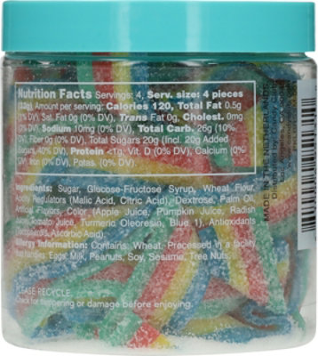 Candy Club Rainbow Sour Belts - 2.50 Oz - Image 5