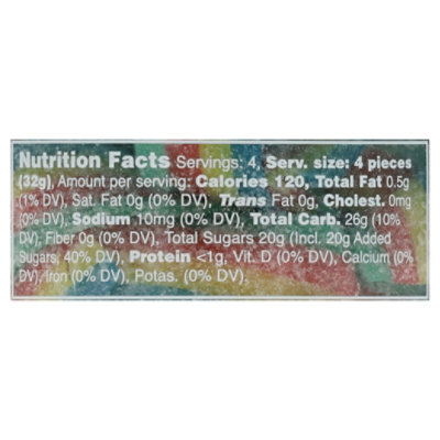 Candy Club Rainbow Sour Belts - 2.50 Oz - Image 3