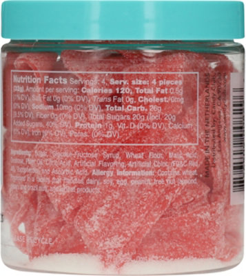 Candy Club Strawberry Sour Belts Small - 4.5 Oz - Image 5