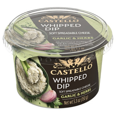 Castello Garlic & Herb Whipped Dip - 5.3 Oz - Image 1