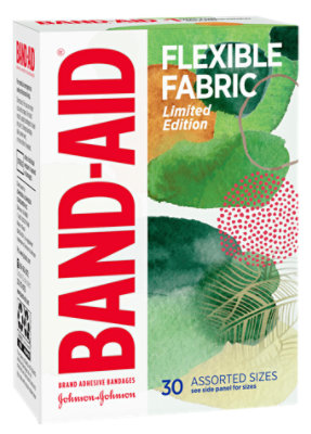 Band-aid Brand Flexible Fabric Bandages Forest Assorted Sizes - 30 Count - Image 1