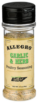 Allegro Seasoning Garlic Herb - 2.4 Oz - Image 1