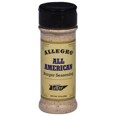 Allegro Seasoning Burger American - 2.82 Oz - Image 3