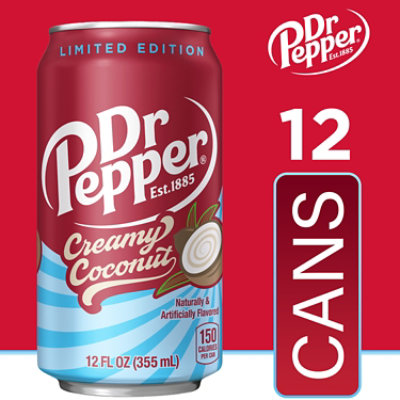Dr Pepper Creamy Coconut - 12- 12 Fl. Oz. - Image 3