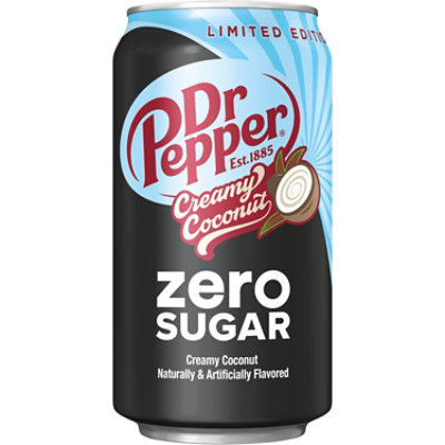 Dr Pepper Creamy Coconut Zero Sugar 12 Count - 12 Fl. Oz. - Image 3