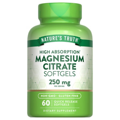 Nt Magnesium Citrate Softgels - 60 Count - Image 2