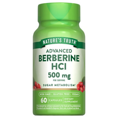 Nature's Truth Berberine 60 Veggie Capsules - 60 Count - Image 1