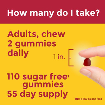 Nature Made Zero Sugar D3 Gummies - 110 Count - Image 3