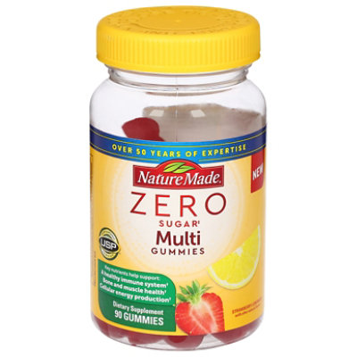 Nature Made Zero Sugar Multi Gummies - 90 CT - jewelosco