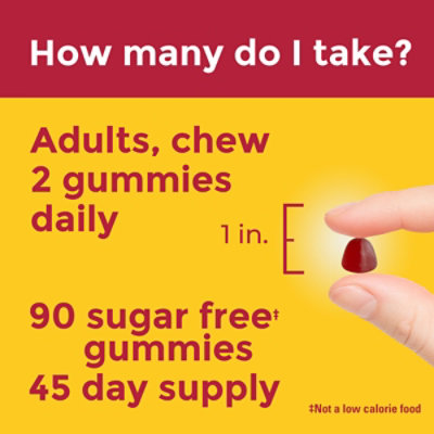 Nature Made Zero Sugar Multi Gummies - 90 Count - Image 3