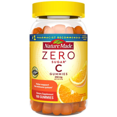 Nature Made Zero Sugar C Gummies - 100 Count - Image 1