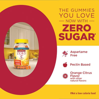 Nature Made Zero Sugar C Gummies - 100 Count - Image 1