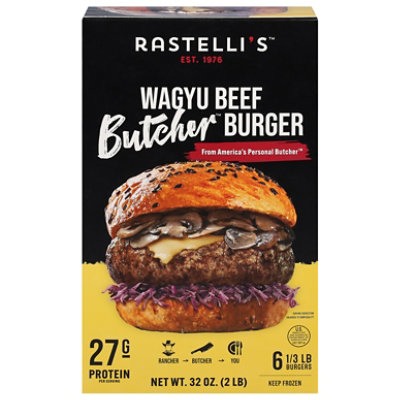 Rastellis Wagyu Beef Burger - 32 OZ - Image 3